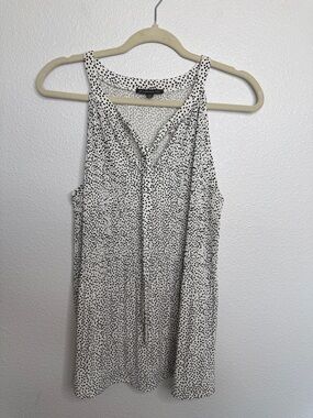 Adrianna Papell Pleated Tank Blouse L